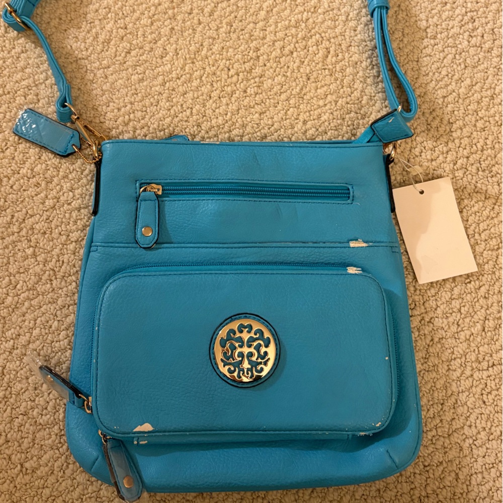 Blue Crossbody Bag